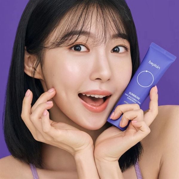Kem Chống Nắng Cà Rốt Tím Beplain Sunmuse Tone Up & Correcting Sunscreen SPF50+ PA++++