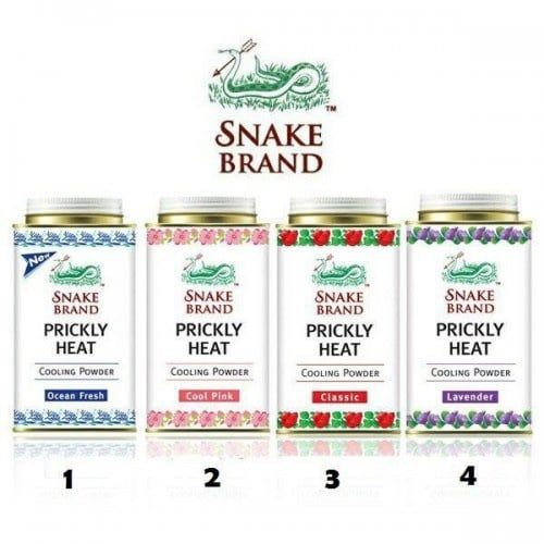 Phấn Lạnh khử mùi mát lạnh Snake Brand Prickly Heat Thái Lan