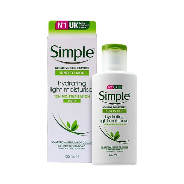 kem Dưỡng Ẩm Simple Hydrating Light Moisturiser Kind To Skin 125ml