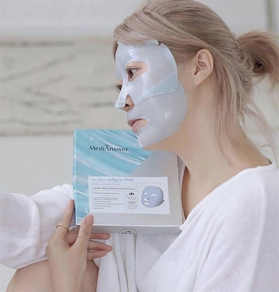 Mặt Nạ thạch Medianswer pore collagen mask cấp ẩm đàn hồi