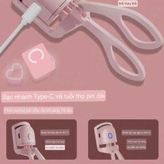 Bấm mi điện 2 chế độ kèm dây sạc