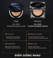 Phấn Nước Clio Kill Cover the new power Cushion SPF50+ PA++++ 15g