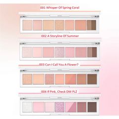 Bảng Phấn Mắt 7 Ô Peripera All Take Mood Palette #001-whisper of spring coral