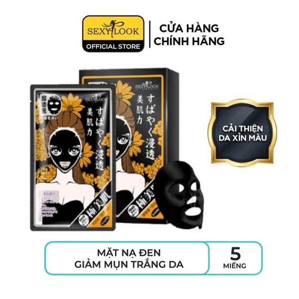 Mặt Nạ Đen Sexylook Hoa Cúc Giảm Mụn Sáng Da 28ml