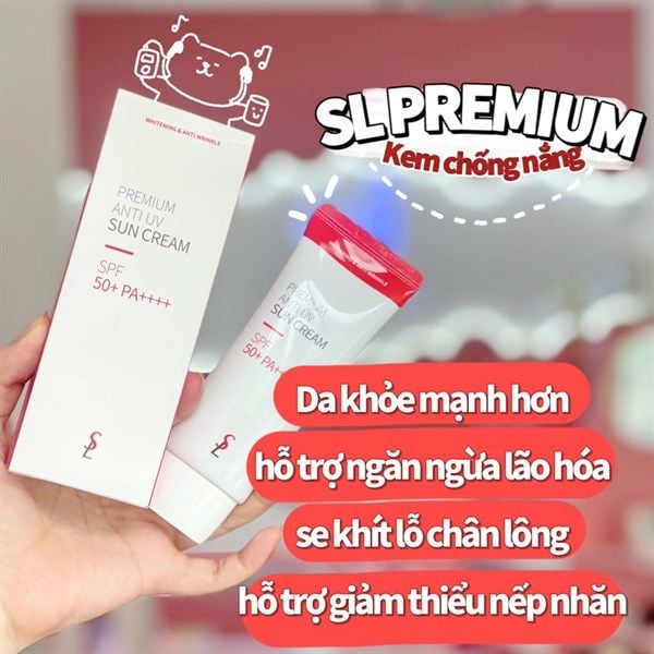 Kem Chống Nắng Ngăn Ngừa Lão Hoá Smile Leader Premium Anti UV Sun Cream SPF 50+ PA++++