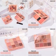 Bảng phấn mắt má 2 tầng SIVANNA colors hello perfect #03
