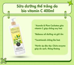 Sữa Dưỡng Thể Hỗ Trợ Trắng Da Bielenda Bio Vitamin C Moisturizing And Toning Body Milk