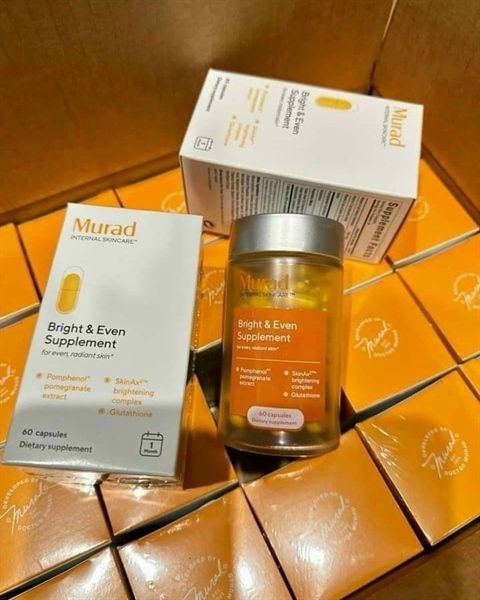 Viên uống trắng da chống nắng Murad Bright & Even Supplement 60v [mẫu mới ]