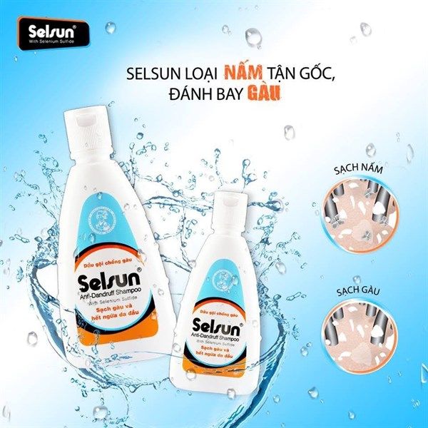 Dầu Gội Selsun Ngừa Gàu Và Ngứa 1% Selenium Sulfide 100ml