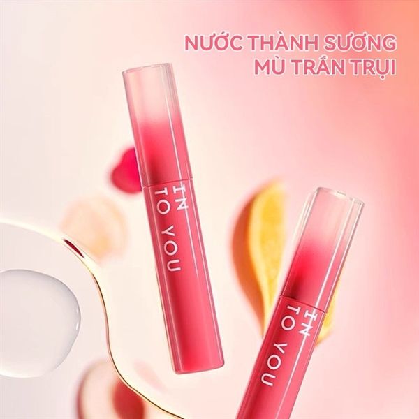 son tint lì sương mù bóng Into you watery #w08-hồng đào