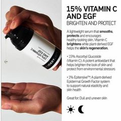Tinh chất dưỡng sáng da The Inkey List 15% Vitamin C + Serum EGF