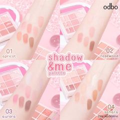 bảng phấn mắt 9ô Odbo shadow & me pallet #01
