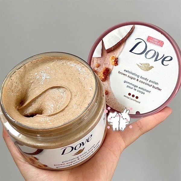Tẩy da chết dove đường đen