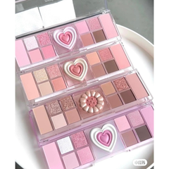 Bảng Phấn Mắt trái tim Peripera All Take Mood Like Palette #03-honey brown
