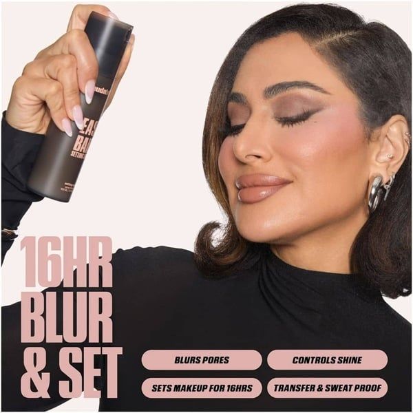 xịt khoá make up Hudabeauty easy bake blurring setting spray 16H 100ml