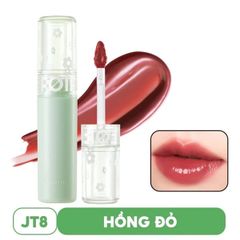 Son tint bóng thuần chay Merzy foif juicy fit tint #Jt8