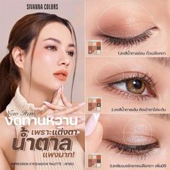 Phấn mắt 8 Ô Sivanna Colors Impression Eyeshadow Palette#01