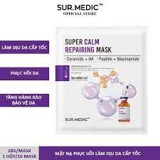 Mặt Nạ Giấy Phục Hồi Làm Dịu Da Cấp Tốc SUR.MEDIC Super Calm Repairing Mask