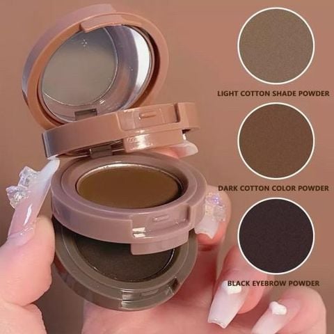 Bột Kẻ Lông Mày Ba Lớp Bột Kẻ Chân Tóc MISS LARA