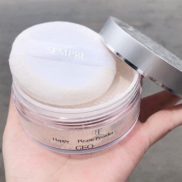 Phấn phủ dạng bột Geo sempre happy&please powder #02