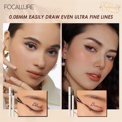 ￼Bút Kẻ Mắt Nước FOCALLURE Siêu Mịn Khô Nhanh Chống Thấm Nước Lâu Trôi 0.6g