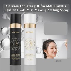 Xịt Khóa make up MACK ANDY Light and Soft Setting Spray 120ml-matte