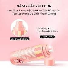 Xịt Khóa Trang Điểm Colorkey Airy Soft Matte Makeup Setting Spray Ice Cream