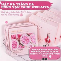 Mặt Nạ Trắng Da Weilaiya Skin Whitening Từ Hồng Vạn Cánh