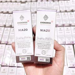 Serum sáng da, se khít lỗ chân lông Evenswiss Nia 20% 30ml