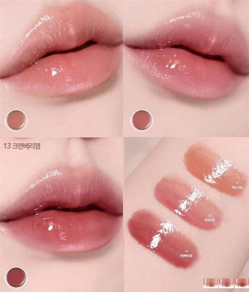 Son Dưỡng Có Màu Dasique Fruity Lip jam #13 cranberry