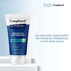 Sữa rửa mặt Compliment No Problem bio-active complex cho da nhạy cảm 200ml