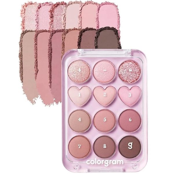 phấn mắt color gram 9ô pint point #02 hồng khói