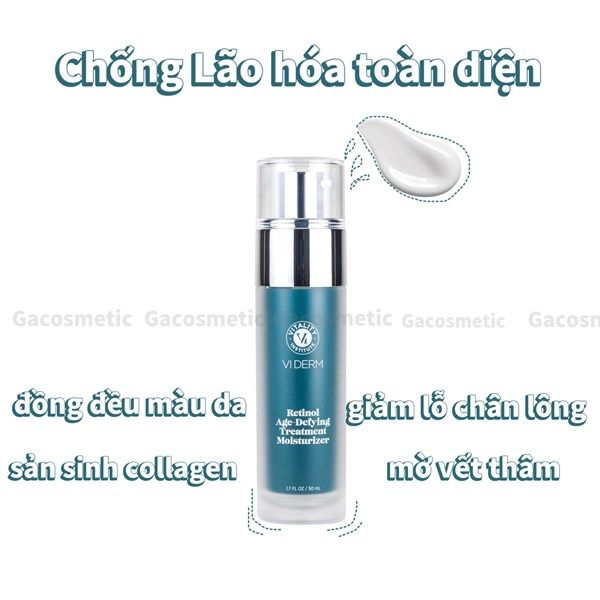 Kem dưỡng chống lão hóa toàn diện Vi Derm Retinol Retinol Age Defying Moisturizer 50ml