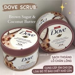Tẩy da chết dove đường đen