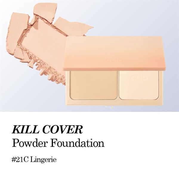 Phấn phủ nén Clio Kill Cover Powder Foundation 9g #23N