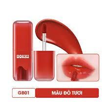 Son tint bóng BLACK ROUGE GLOW BOKKI TINT GB01