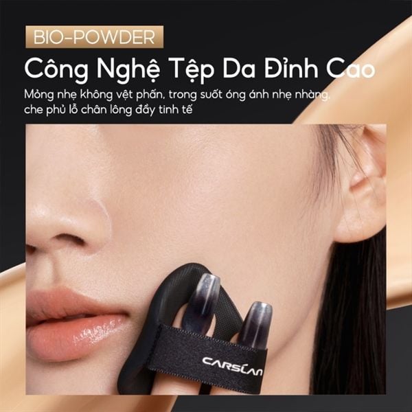 ￼Phấn nước CARSLAN nam châm đen che phủ toàn diện kiềm dầu lâu trôi 24h #02