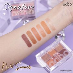 Bảng Phấn Mắt 6 Ô Odbo Signature Eyeshadow Palette