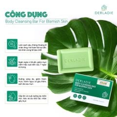 Xà Phòng Giảm Mụn Cơ Thể Derladie Body Cleansing Bar For Blemish Skin 50g