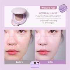 Phấn Nước Chống Nắng Nâng Tone Espoir Dewlike Jello Tone Up Cushion #nudie peach