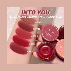 Son Kem Lì INTO YOU Shero Super Matte Lip & Cheek Mud EM12