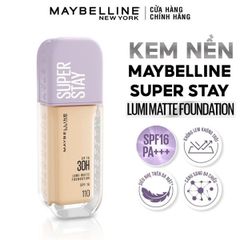 Kem Nền Maybelline Super Stay Up To 30H Lumi Matte Foundation#120