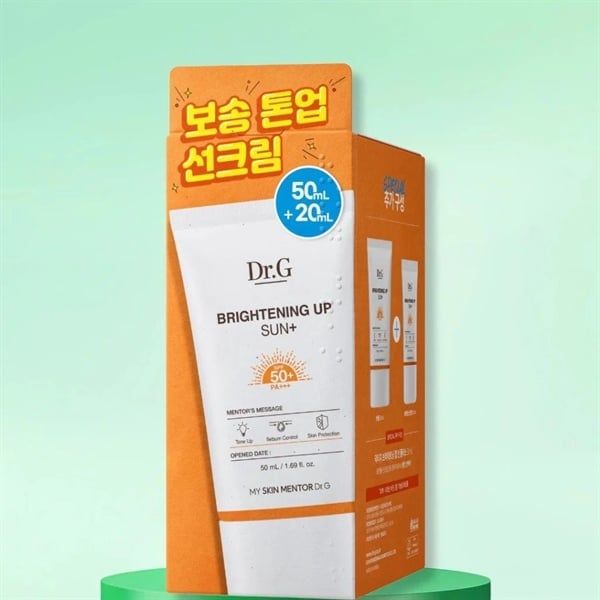 [Set ] kem chống nắng Dr.G brightening up 50ml +20ml