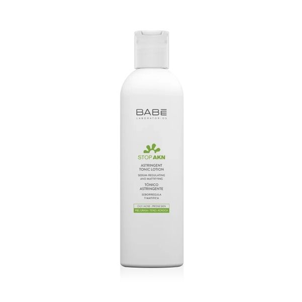 Toner cân bằng da dầu mụn BABE Stop AKN Astringent Tonic Lotion