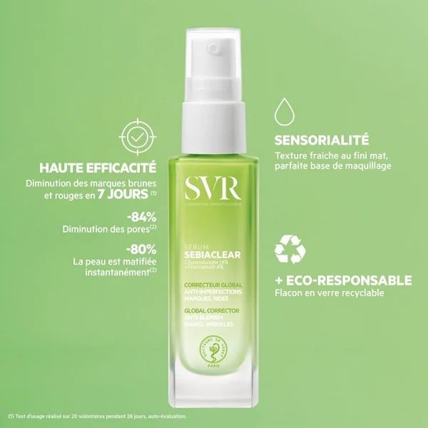 Serum SVR Làm Giảm Mụn, Mờ Nám, Làm Mềm Mịn Da 30ml