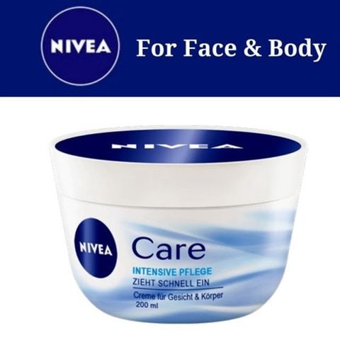 Kem Dưỡng Ẩm Nivea Care đức, 200 ml