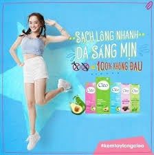 Kem Tẩy Lông Cléo Hair Removal Cream Bikini #da thường xanh dương