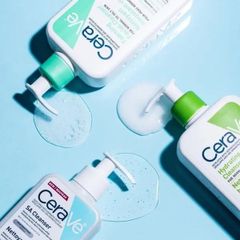 sữa rửa mặt CERAVE SA dành cho da khô ráp , bị bong tróc sần sùi 236ml 237ml