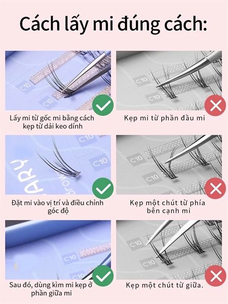 Nhíp gắn mi Mlen Diary