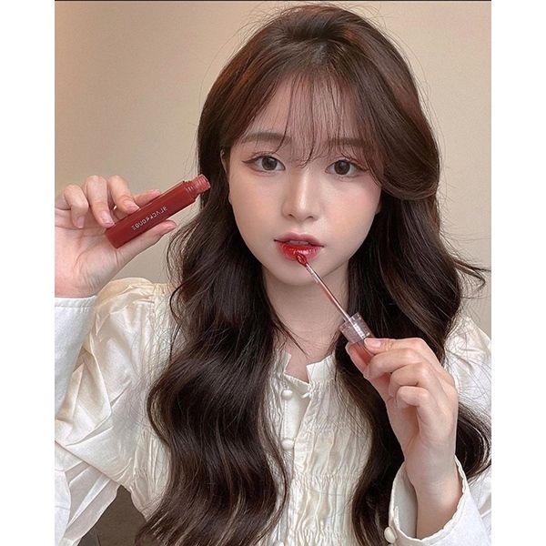 Son tint black rouge half n half water glow hg08 đỏ trầm